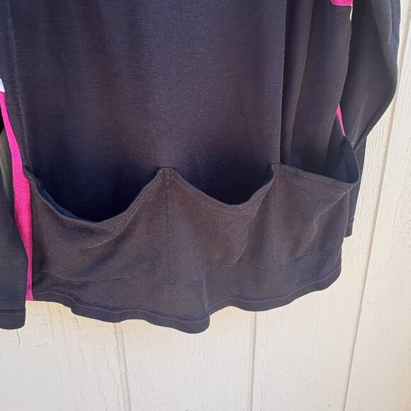 Vintage Nike Cycling Jersey Adult Medium Black Purple Quarter Zip Outdoor Y2K - Picture 7 of 9